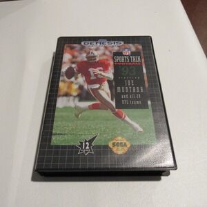 Sports Talk Football '93‎ Starring Joe Montana (Sega Genesis, 1992) CIB